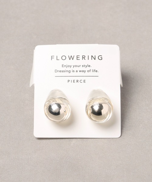 Flowering(フラワーリング)の「Clear Shiny/クリア/ドロップ/ピアス(ピアス(両耳用)・レディース・ブルー系1/その他1/その他/ブルー/クリア/ブルー系2・FREE)」の11枚目の写真