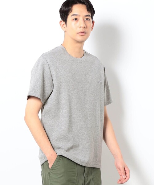 BROOKLYN OVERALL（ブルックリンオーバーオール）の「BROOKLYN OVERALL オーガニックコットンワッフルTシャツ（Tシャツ/カットソー・メンズ・ブラック/ホワイト/グレー・M/L）」の3枚目の写真