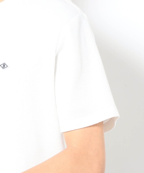 BROOKLYN OVERALL（ブルックリンオーバーオール）の「BROOKLYN OVERALL オーガニックコットンワッフルTシャツ（Tシャツ/カットソー・メンズ・ブラック/ホワイト/グレー・M/L）」の8枚目の写真