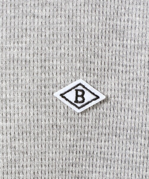 BROOKLYN OVERALL（ブルックリンオーバーオール）の「BROOKLYN OVERALL オーガニックコットンワッフルTシャツ（Tシャツ/カットソー・メンズ・ブラック/ホワイト/グレー・M/L）」の12枚目の写真
