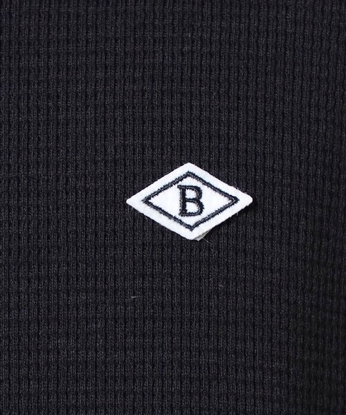 BROOKLYN OVERALL（ブルックリンオーバーオール）の「BROOKLYN OVERALL オーガニックコットンワッフルTシャツ（Tシャツ/カットソー・メンズ・ブラック/ホワイト/グレー・M/L）」の14枚目の写真