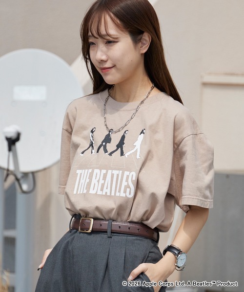 GOOD ROCK SPEED（グッドロックスピード）の「GOOD ROCK SPEED/グッドロックスピード  THE BEATLES ビートルズ プリントTシャツ バンドT 秋 秋服 2026年秋冬（Tシャツ/カットソー・メンズ・ホワイト/チャコールグレー/ベージュ・L/M/XL）」の12枚目の写真