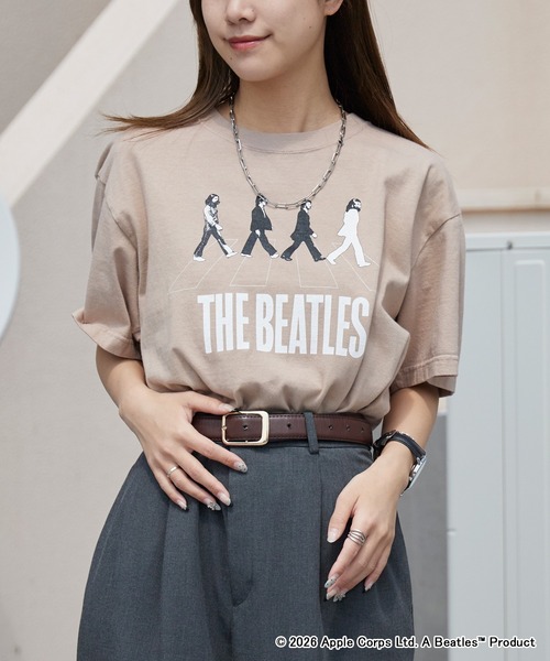 GOOD ROCK SPEED（グッドロックスピード）の「GOOD ROCK SPEED/グッドロックスピード  THE BEATLES ビートルズ プリントTシャツ バンドT 秋 秋服 2026年秋冬（Tシャツ/カットソー・メンズ・ホワイト/チャコールグレー/ベージュ・L/M/XL）」の13枚目の写真