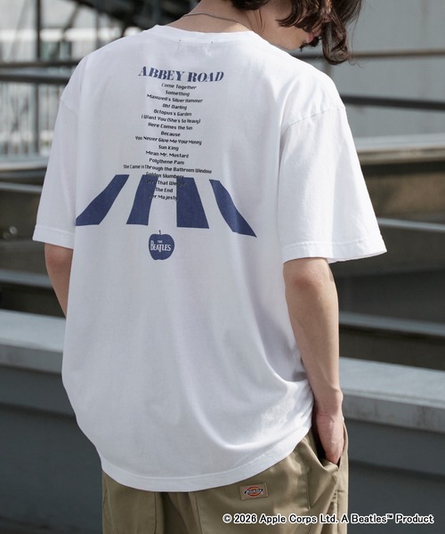 GOOD ROCK SPEED（グッドロックスピード）の「GOOD ROCK SPEED/グッドロックスピード  THE BEATLES ビートルズ プリントTシャツ バンドT 秋 秋服 2026年秋冬（Tシャツ/カットソー・メンズ・ホワイト/チャコールグレー/ベージュ・L/M/XL）」の6枚目の写真