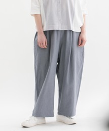 Pomme plus rond ラミー綾9分パンツ
