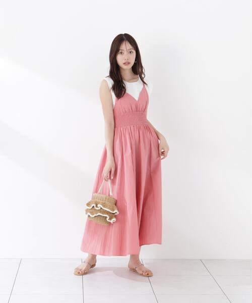 PROPORTION BODY DRESSING（プロポーションボディドレッシング）の「ボリュームキャミジャンスカ / 1216140508（ワンピース・レディース・ブルー/ブラック/ピンク・MEDIUM/P/S）」の22枚目の写真