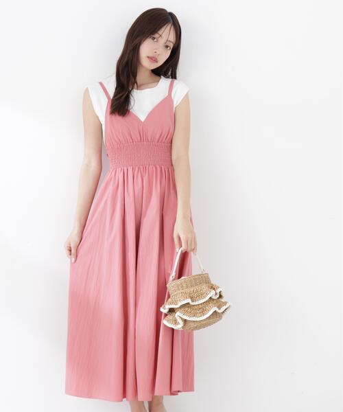 PROPORTION BODY DRESSING（プロポーションボディドレッシング）の「ボリュームキャミジャンスカ / 1216140508（ワンピース・レディース・ブルー/ブラック/ピンク・MEDIUM/P/S）」の19枚目の写真