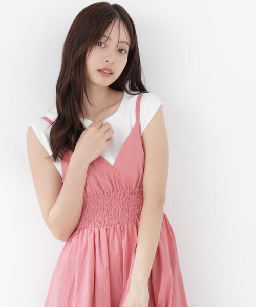 PROPORTION BODY DRESSING（プロポーションボディドレッシング）の「ボリュームキャミジャンスカ / 1216140508（ワンピース・レディース・ブルー/ブラック/ピンク・MEDIUM/P/S）」の18枚目の写真