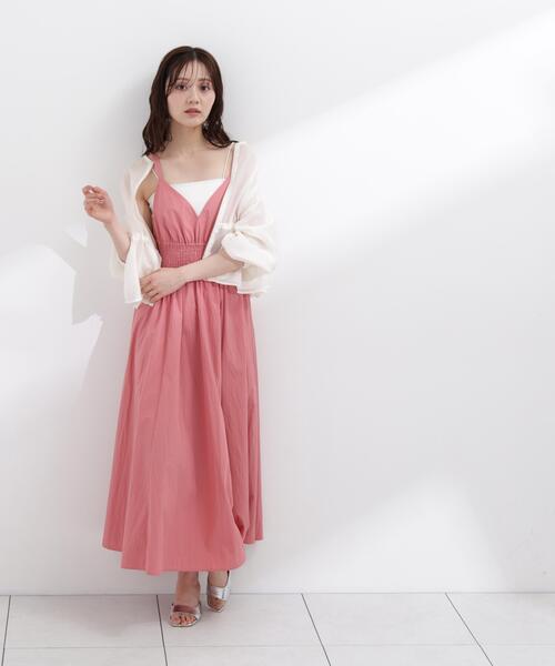 PROPORTION BODY DRESSING（プロポーションボディドレッシング）の「ボリュームキャミジャンスカ / 1216140508（ワンピース・レディース・ブルー/ブラック/ピンク・MEDIUM/P/S）」の17枚目の写真