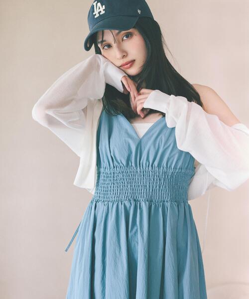 PROPORTION BODY DRESSING（プロポーションボディドレッシング）の「ボリュームキャミジャンスカ / 1216140508（ワンピース・レディース・ブルー/ブラック/ピンク・MEDIUM/P/S）」の12枚目の写真