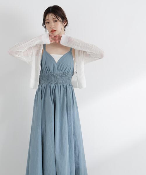 PROPORTION BODY DRESSING（プロポーションボディドレッシング）の「ボリュームキャミジャンスカ / 1216140508（ワンピース・レディース・ブルー/ブラック/ピンク・MEDIUM/P/S）」の10枚目の写真