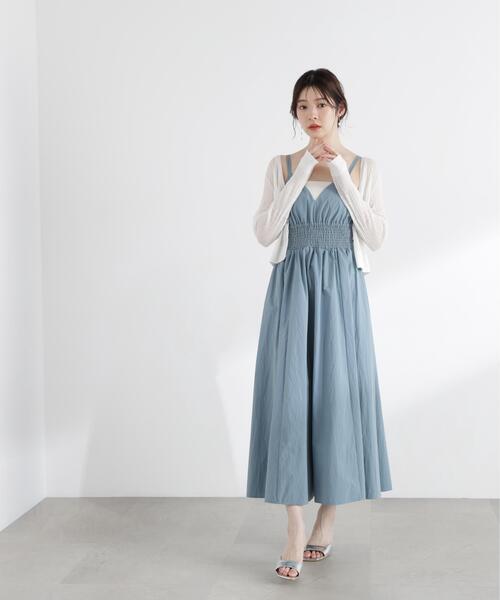 PROPORTION BODY DRESSING（プロポーションボディドレッシング）の「ボリュームキャミジャンスカ / 1216140508（ワンピース・レディース・ブルー/ブラック/ピンク・MEDIUM/P/S）」の7枚目の写真