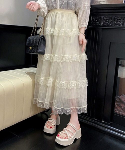Lace Ladies(レースレディース)の「ソリッドカラー 厚底 ナロー ストラップ サンダル(サンダル・レディース・アイボリー/ブラック・24cm/24.5cm/25cm/22.5cm/23cm/23.5cm)」の20枚目の写真