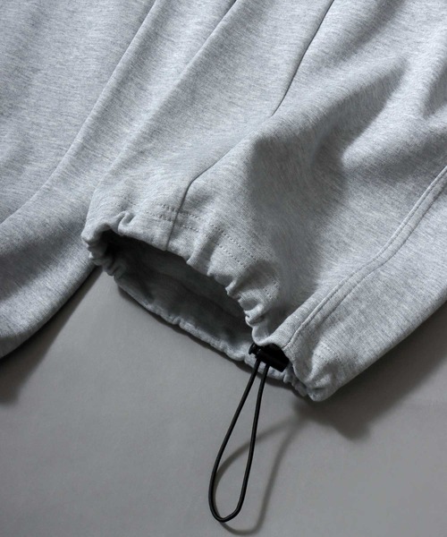 SITRY（シトリー）の「Ponte Knit Wide Silhouette Sweat Pants With Belt ＆ Wallet Chain/ポンチ ベルト付き ウォレットチェーン付き ドローコード ワイドスウェットパンツ（スウェットパンツ・メンズ・グレー/ワイン/ブラック/ブラウン・L/M/LL）」の22枚目の写真