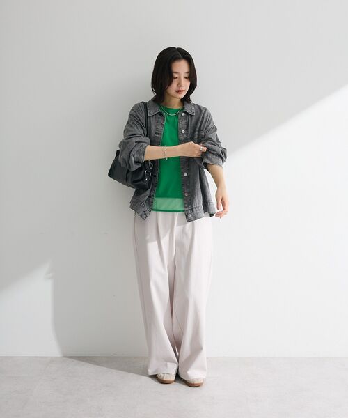 セール】【適ON】遮熱チュールドッキングプルオーバー（Tシャツ
