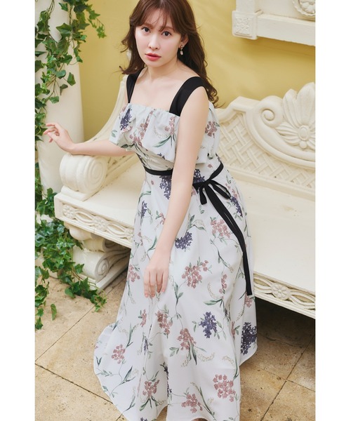 Avignon Floral Garden Dress（ワンピース）｜Her lip to（ハーリップ