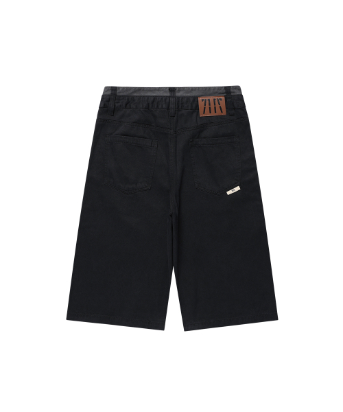 KICHUL(キチョル)の「Double Waist Bermuda Cotton Pants (Black)(その他パンツ・レディース・その他・LARGE/MEDIUM/SMALL)」の3枚目の写真