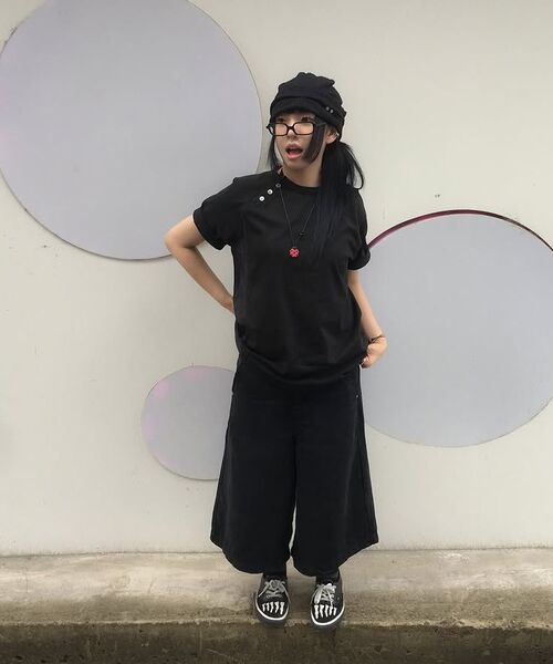 KICHUL(キチョル)の「Double Waist Bermuda Cotton Pants (Black)(その他パンツ・レディース・その他・LARGE/MEDIUM/SMALL)」の9枚目の写真