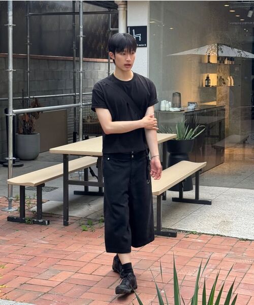 KICHUL(キチョル)の「Double Waist Bermuda Cotton Pants (Black)(その他パンツ・レディース・その他・LARGE/MEDIUM/SMALL)」の10枚目の写真