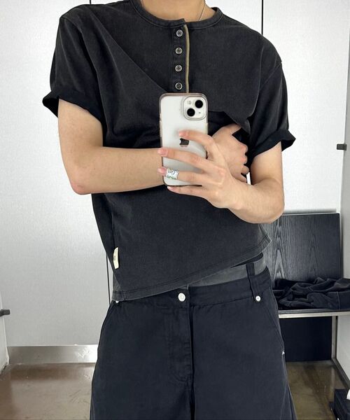 KICHUL(キチョル)の「Double Waist Bermuda Cotton Pants (Black)(その他パンツ・レディース・その他・LARGE/MEDIUM/SMALL)」の12枚目の写真