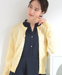SHOO・LA・RUE | 【洗濯機可/UV/アンチピリング/S-LL】いろいろボタンが華やか クルーネックカーディガン(カーディガン/ボレロ)
