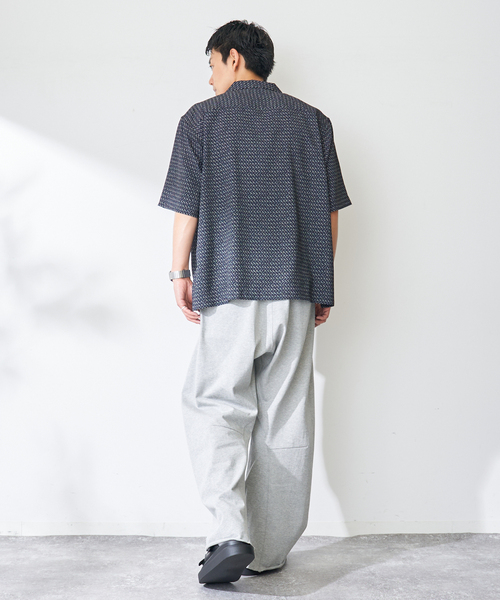 B.C STOCK(ベーセーストック)の「3D バギーテンジクパンツ(その他パンツ・メンズ・ライトグレー/アイボリー・MEDIUM/LARGE)」の5枚目の写真