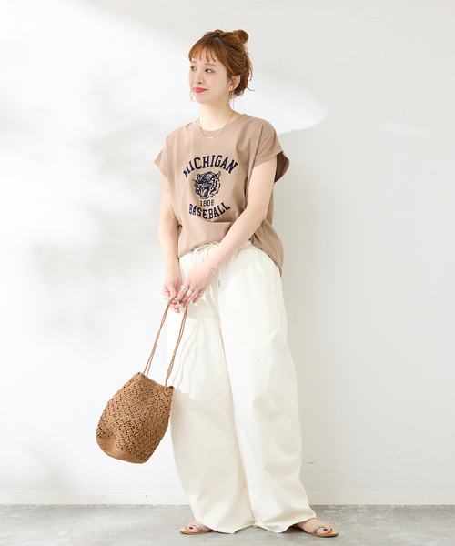 B.C STOCK(ベーセーストック)の「3D バギーテンジクパンツ(その他パンツ・メンズ・ライトグレー/アイボリー・MEDIUM/LARGE)」の9枚目の写真