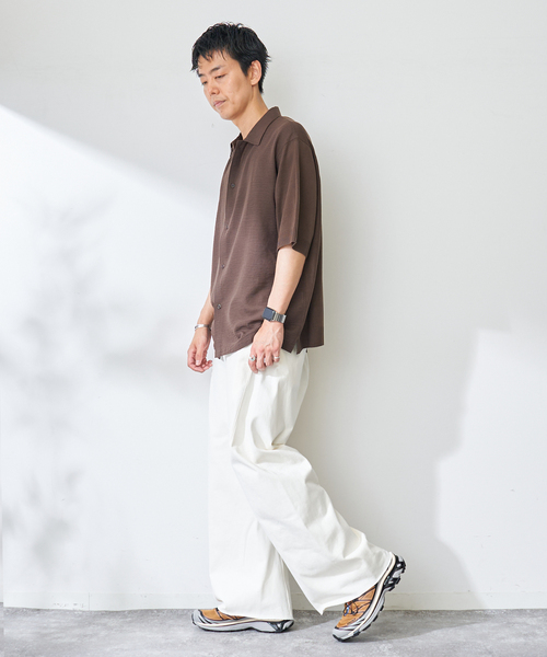 B.C STOCK(ベーセーストック)の「3D バギーテンジクパンツ(その他パンツ・メンズ・ライトグレー/アイボリー・MEDIUM/LARGE)」の16枚目の写真