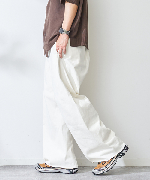 B.C STOCK(ベーセーストック)の「3D バギーテンジクパンツ(その他パンツ・メンズ・ライトグレー/アイボリー・MEDIUM/LARGE)」の19枚目の写真