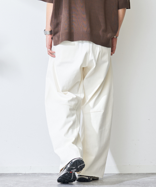 B.C STOCK(ベーセーストック)の「3D バギーテンジクパンツ(その他パンツ・メンズ・ライトグレー/アイボリー・MEDIUM/LARGE)」の20枚目の写真