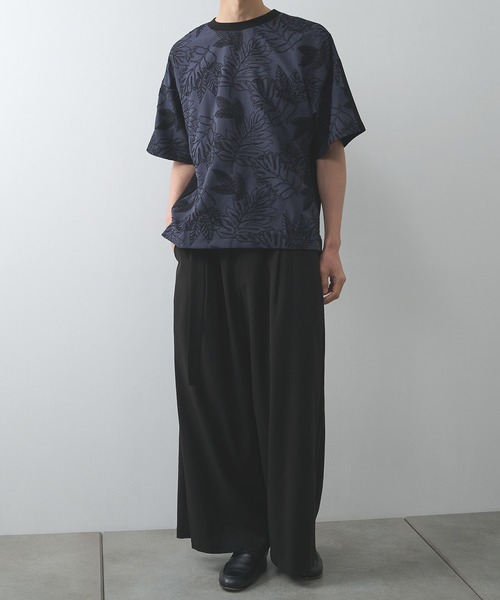 UJOH(ウジョー)の「【UJOH HOMME】Combi BOX PO(Tシャツ/カットソー・メンズ・ブラック/クリーム・4/5)」の3枚目の写真