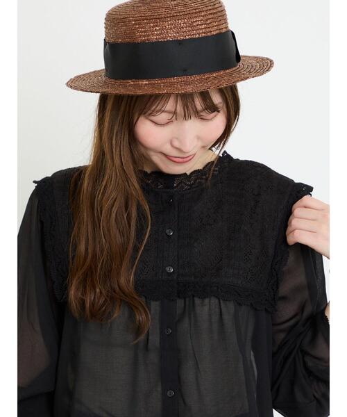 Samansa Mos2(サマンサ モスモス)の「【接触冷感】裾フリルティアードレースブラウス(シャツ/ブラウス・レディース・ブラック/オフホワイト/キナリ・F)」の4枚目の写真