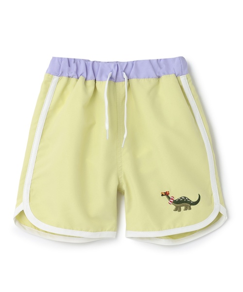 petit main(プティマイン)の「【SWIM】ワンポイント刺しゅうスイムパンツ(水着・キッズ・ネイビー/黄緑系/サーモンピンク・110cm/120cm/90cm/130cm/100cm)」の9枚目の写真