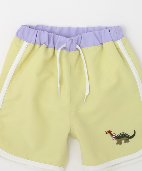 petit main(プティマイン)の「【SWIM】ワンポイント刺しゅうスイムパンツ(水着・キッズ・ネイビー/黄緑系/サーモンピンク・110cm/120cm/90cm/130cm/100cm)」の11枚目の写真