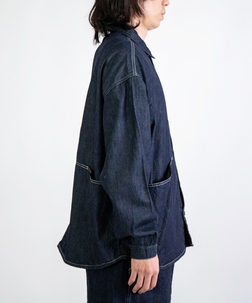 SPELLBOUND（スペルバウンド）の「[SPELLBOUND / スペルバウンド] 6ozデニム ビックポケットシャツ（シャツ/ブラウス・メンズ・ワンウォッシュ・3/2）」の10枚目の写真