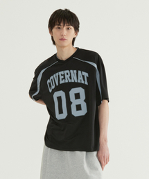 ブロックコアメッシュTシャツブラック