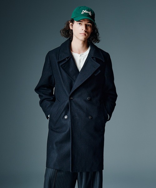 glamb(グラム)の「Double Breasted Chesterfield Coat / ダブルブレストチェスターフィールドコート(テーラードジャケット・メンズ・ネイビー/ブラック・S/M/L)」の6枚目の写真