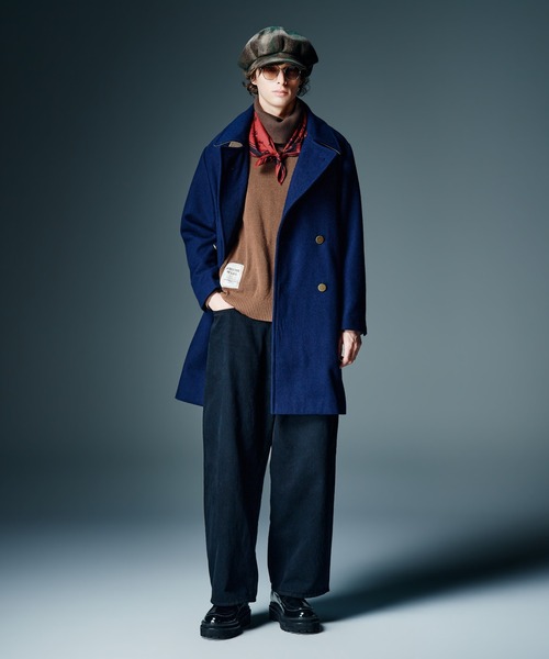 glamb(グラム)の「Double Breasted Chesterfield Coat / ダブルブレストチェスターフィールドコート(テーラードジャケット・メンズ・ネイビー/ブラック・S/M/L)」の14枚目の写真