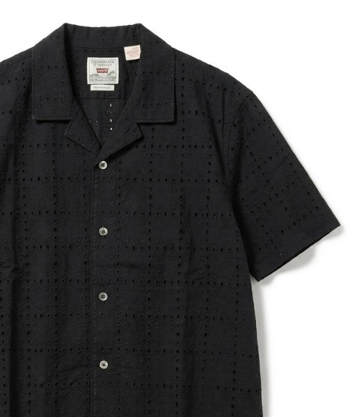 Levi's(リーバイス)の「2026SS Levi's/リーバイス THE SUNSET NO PKT CAMP SHIRT 総柄 無地 オープンカラーシャツ(シャツ/ブラウス・メンズ・ベージュ系その他/オートミール/ブラック/ホワイト/ブラック系その他/キナリ・L/M/XL)」の3枚目の写真