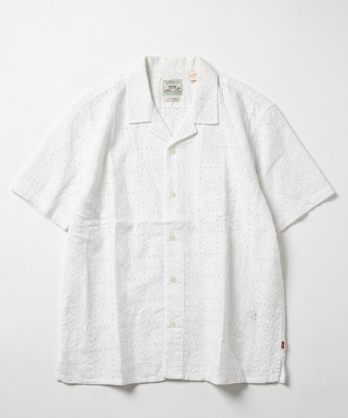 Levi's(リーバイス)の「2026SS Levi's/リーバイス THE SUNSET NO PKT CAMP SHIRT 総柄 無地 オープンカラーシャツ(シャツ/ブラウス・メンズ・ベージュ系その他/オートミール/ブラック/ホワイト/ブラック系その他/キナリ・L/M/XL)」の7枚目の写真
