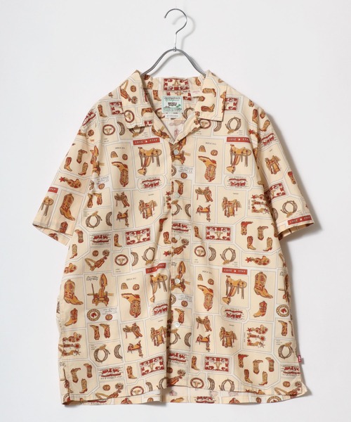 Levi's(リーバイス)の「2026SS Levi's/リーバイス THE SUNSET NO PKT CAMP SHIRT 総柄 無地 オープンカラーシャツ(シャツ/ブラウス・メンズ・ベージュ系その他/オートミール/ブラック/ホワイト/ブラック系その他/キナリ・L/M/XL)」の20枚目の写真