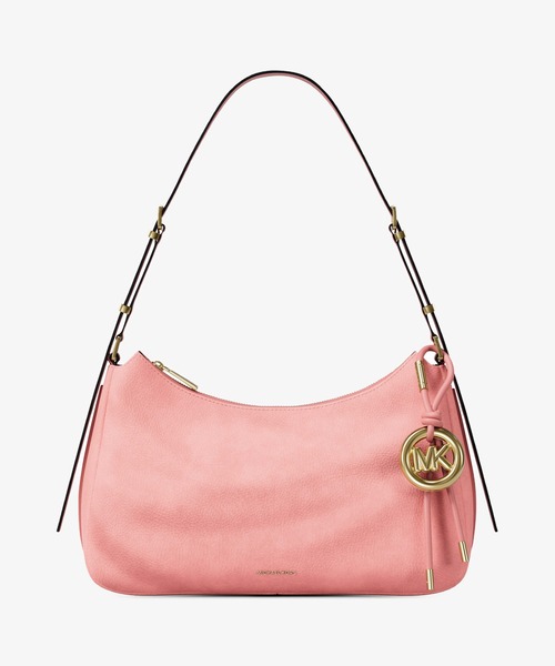 MICHAEL KORS(マイケルコース)の「NOLITA ヌバック トップジップ コンバーチブル ショルダー ミディアム(ショルダーバッグ・レディース・ピンク系・FREE)」の1枚目の写真