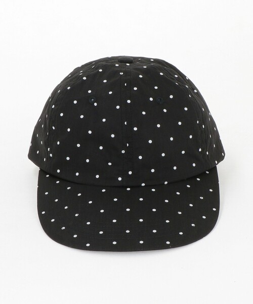 6(ロク)の「【別注】<Share the Fantasy for 6>DOT LONG BRIM CAP/キャップ(キャップ・レディース・ブラック・FREE)」の4枚目の写真