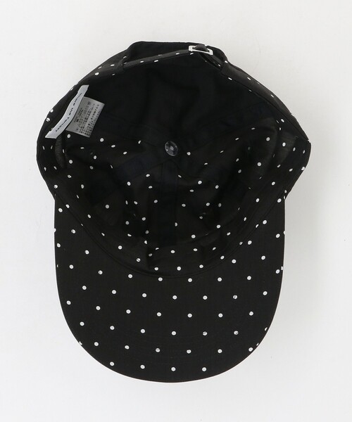 6(ロク)の「【別注】<Share the Fantasy for 6>DOT LONG BRIM CAP/キャップ(キャップ・レディース・ブラック・FREE)」の8枚目の写真