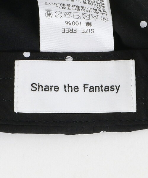 6(ロク)の「【別注】<Share the Fantasy for 6>DOT LONG BRIM CAP/キャップ(キャップ・レディース・ブラック・FREE)」の12枚目の写真
