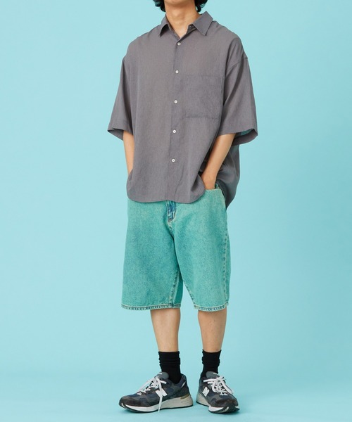 EDWIN（エドウィン）の「バギーデニムショーツ（その他パンツ・メンズ・ブルーグリーン・28/29/30/31/32）」の15枚目の写真