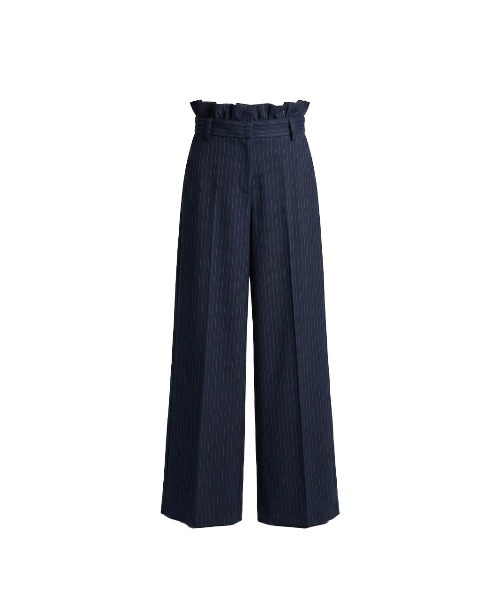 BLUE×PALANG(ブルーパラン)の「HANDSOME SIDE TAPTE SLACKS(スラックス・レディース・アイボリー/ネイビー・MEDIUM/SMALL)」の2枚目の写真