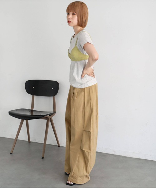 tiptop(ティップトップ)の「【ZOZO限定アイテム】ブラビスチェTシャツセット(Tシャツ/カットソー・レディース・オフホワイト/ピンク/グレー・FREE)」の20枚目の写真