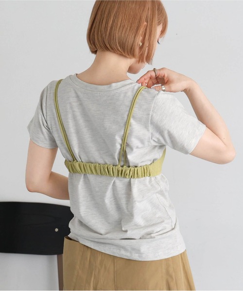 tiptop(ティップトップ)の「【ZOZO限定アイテム】ブラビスチェTシャツセット(Tシャツ/カットソー・レディース・オフホワイト/ピンク/グレー・FREE)」の22枚目の写真
