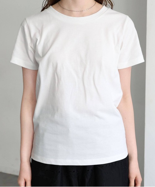 tiptop(ティップトップ)の「【ZOZO限定アイテム】ブラビスチェTシャツセット(Tシャツ/カットソー・レディース・オフホワイト/ピンク/グレー・FREE)」の13枚目の写真